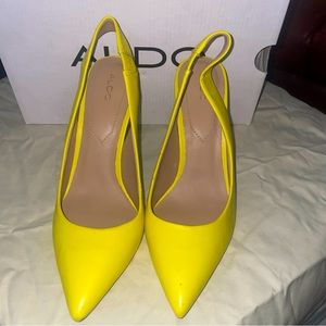 ALDO Niky-68 Yellow Pumps size US 8 women’s